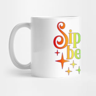 Sippin' Beauty - Rainbow Art - Wine Lovers Mug